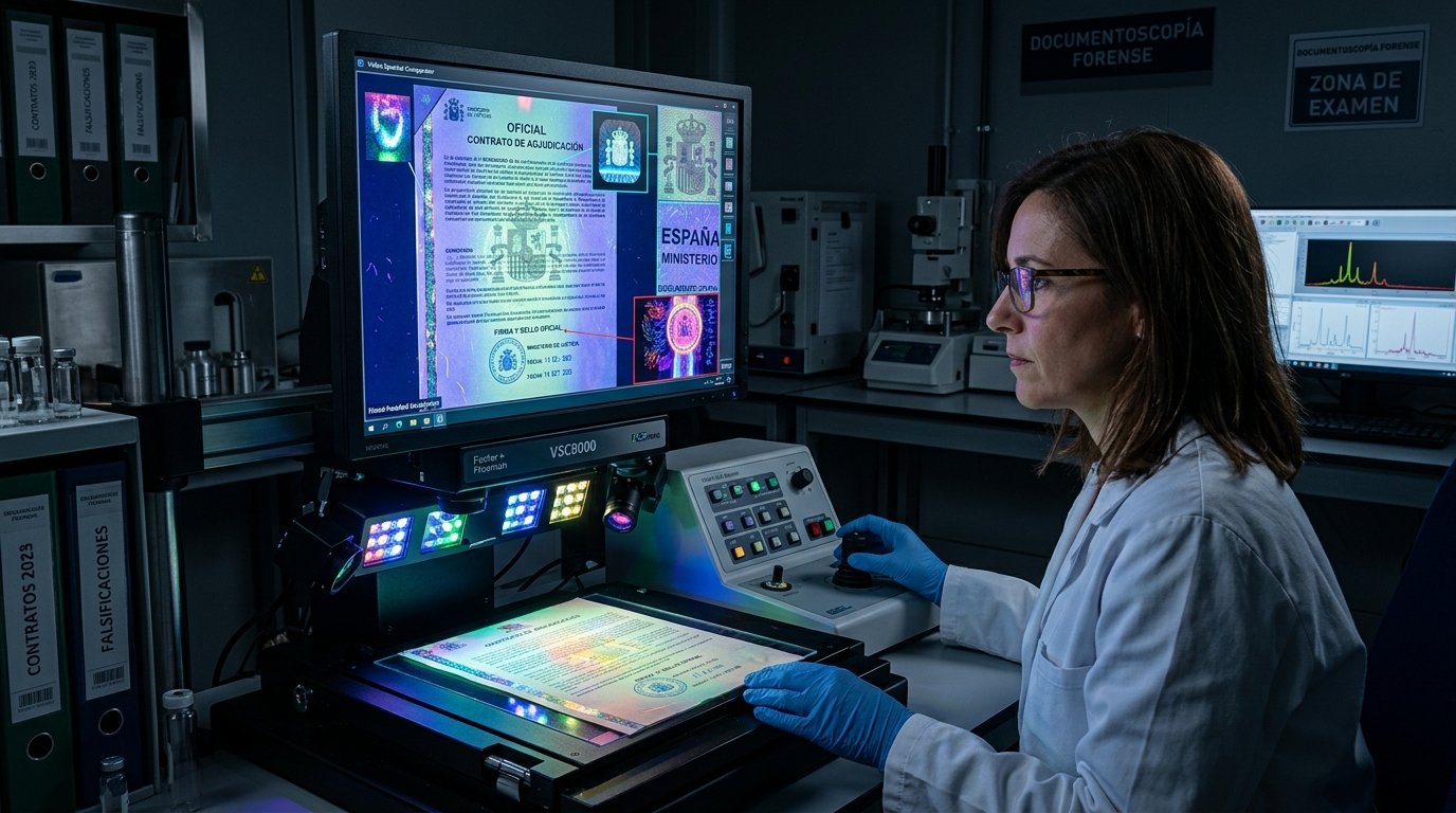 Documentoscopía Forense y Análisis Multiespectral VSC