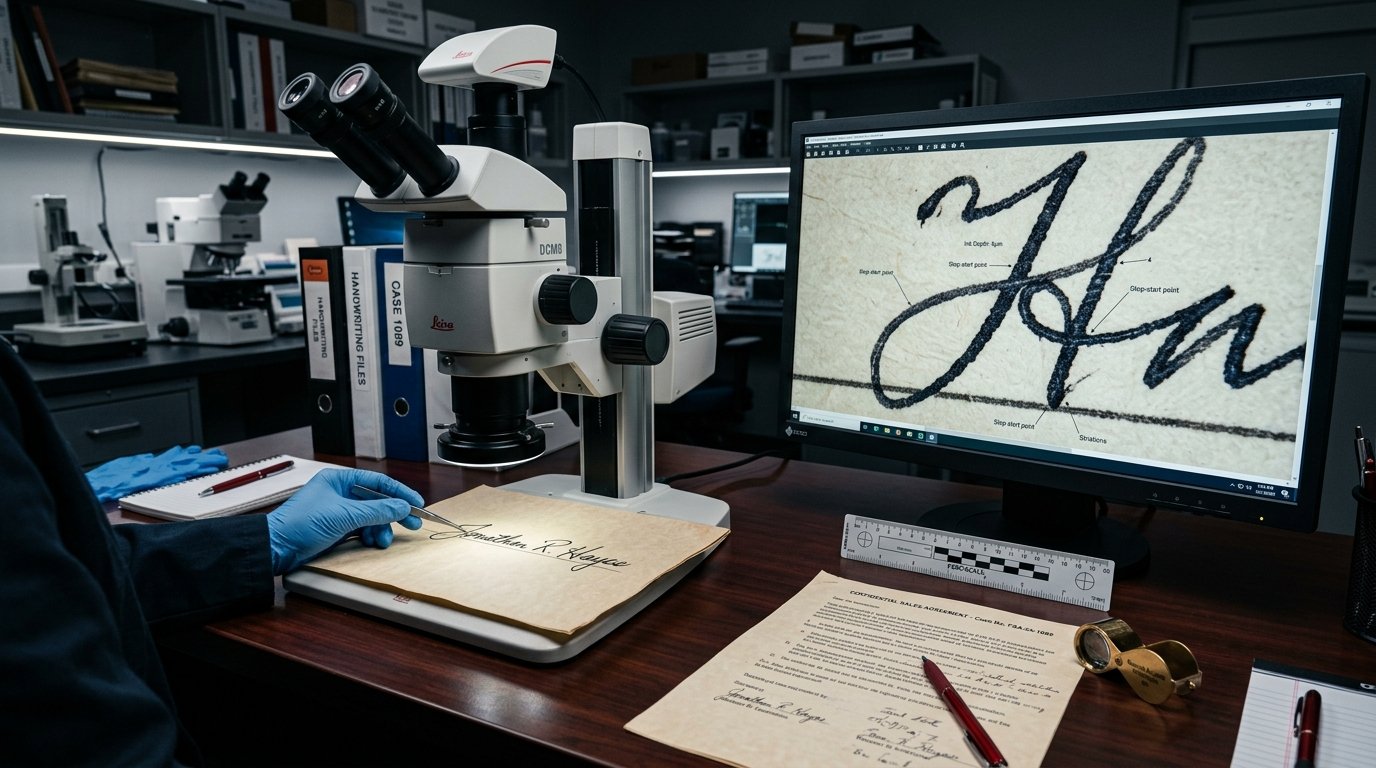 Grafoscopía Forense y Verificación de Firmas